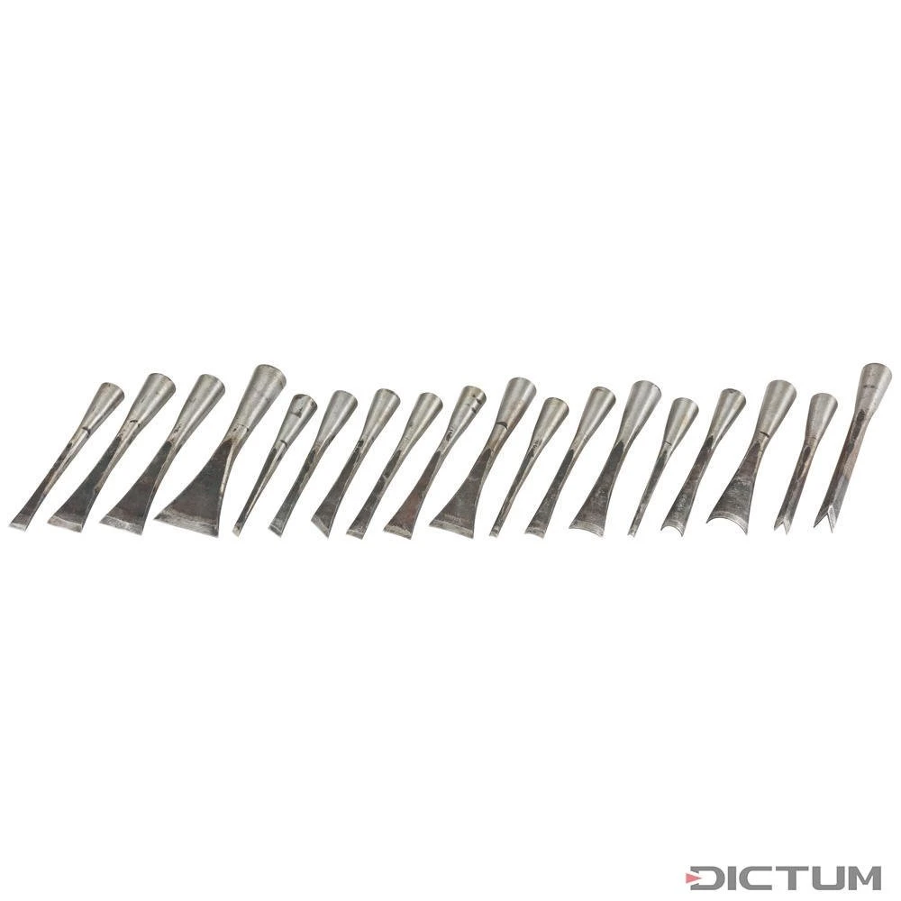 Jeu De Fers à Sculpter, 18 Pièces