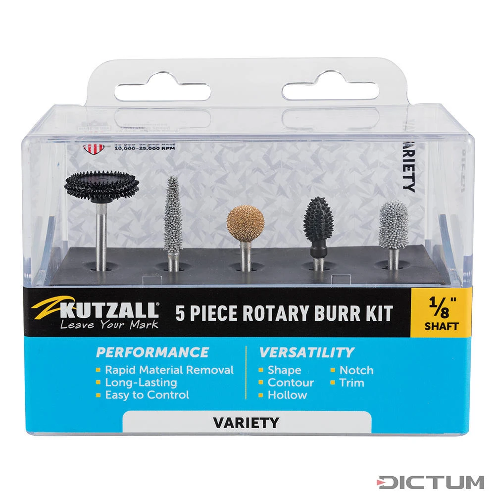 Jeu De Fraises à Râper Kutzall, Variety, Ø Tige 3,2 Mm – Image 2