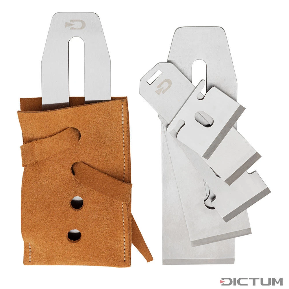 Étui En Cuir Pour Fers à Rabot DICTUM – Image 2