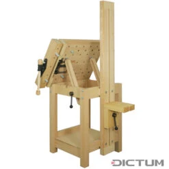 Banc De Sculpture DICTUM Avec Potence -Outils du Menuisier 706145 04 P WE 8 DICTUM Bildhauerbank WZ jpg