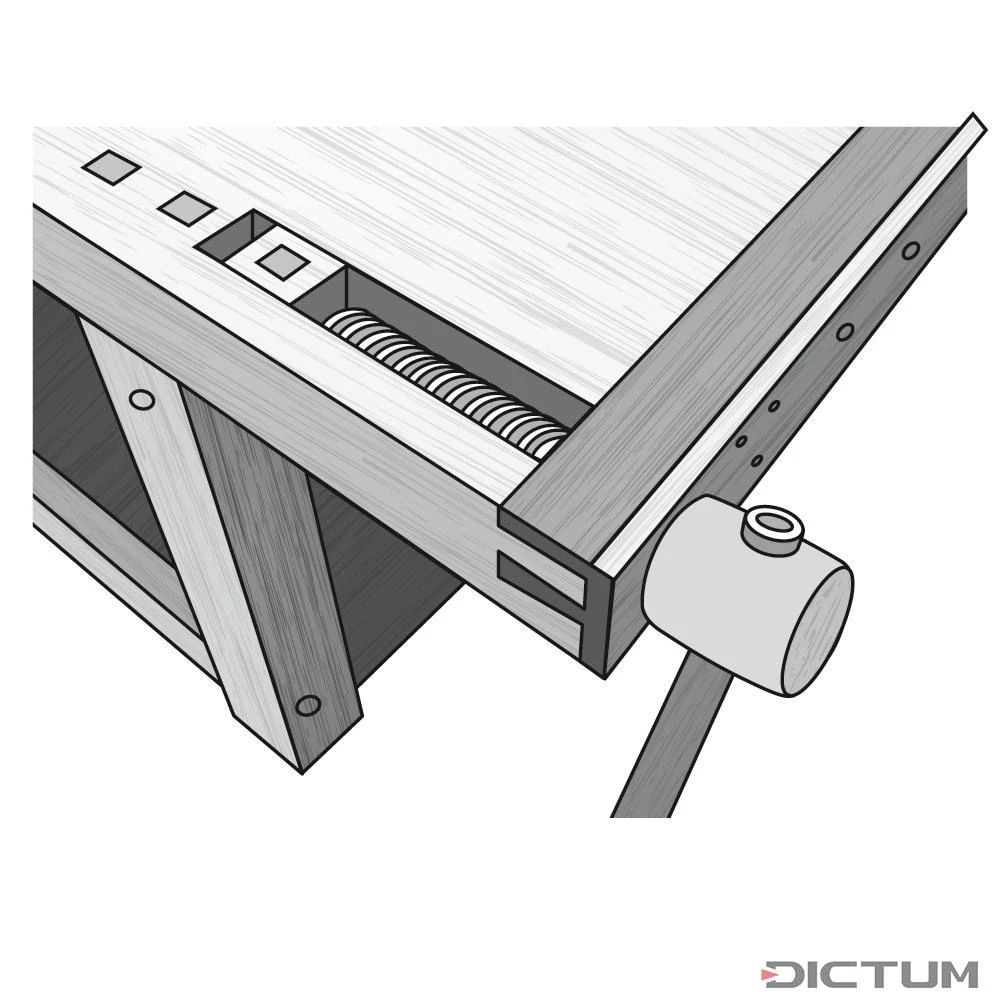 Lake Erie Toolworks Wagon Vice Presse à Chariot, Premium – Image 2
