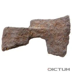 Hachette à Barbe DICTUM Avec Poignée Courbée, Tranchant à Gauche -Outils du Menuisier 708458 01 A WE 8 DICTUM Bart Handbeil mit ausgestelltem Stiel WZ jpg