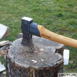 Hache à Fendre DICTUM Avec étui En Cuir -Outils du Menuisier 708472 02 A WE 8 DICTUM Spaltaxt WZ jpg