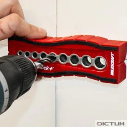 Gabarit De Perçage Milescraft »DrillBlockPLUS«, Métrique -Outils du Menuisier 714610 02 A WE 8 Milescraft Bohrlehre DrillBlockPLUS metrisch WZ jpg