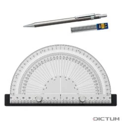 Règle à Tracer De Précision Avec Rapporteur D'angle Hattori