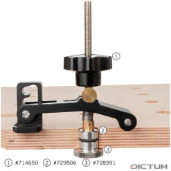 Valet Bride Hattori, Hauteur Réglable -Outils du Menuisier 714650 03 A WE 8 Hattori Niederhalter h henverstellbar WZ jpg