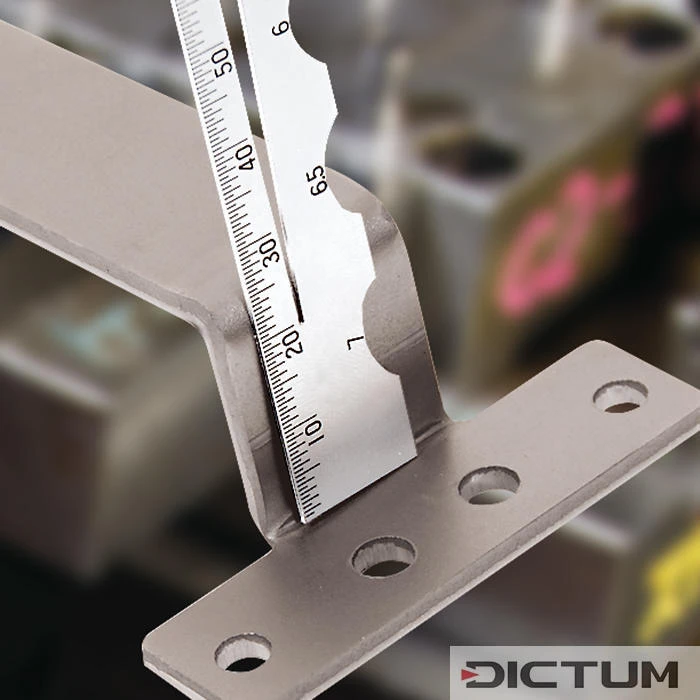 Calibre De Contrôle De Diamètre Et De Rayon Shinwa, Rayons De 0,5 à 7 Mm – Image 5