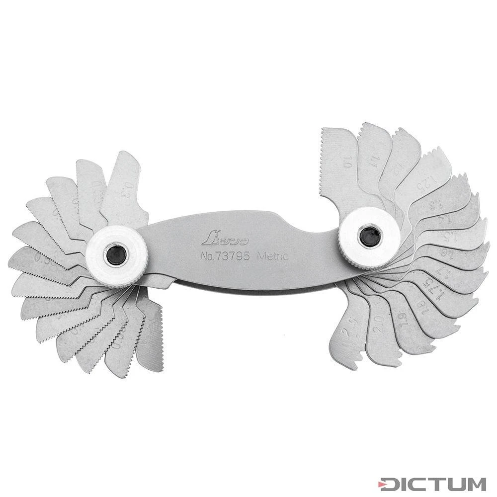 Jauges D'épaisseur Shinwa, Métrique, 28 Lames