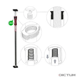 Barre De Charge Piher , P2, 0,95-1,7 M -Outils du Menuisier 721018M 04 G WE 8 Piher Lastenstangen WZ jpg c1