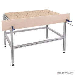Table Multifonctions DICTUM PRO, Gabarit De Perçage X61, MDF, Marron 12 Table Multifonctions DICTUM PRO, Gabarit De Perçage X61, MDF, Marron -Outils du Menuisier 728758 01 A WE 8 DICTUM Multifunktionstisch PRO Lochmuster X61 WZ jpg c3