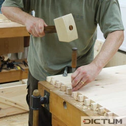 Maillet DICTUM, Tête Rectangulaire, Poids 600 G -Outils du Menuisier 730044 03 A WE 8 DICTUM Rechteckkopf Kl pfel WZ jpg